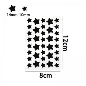 taches d'imperfections en étoile noire