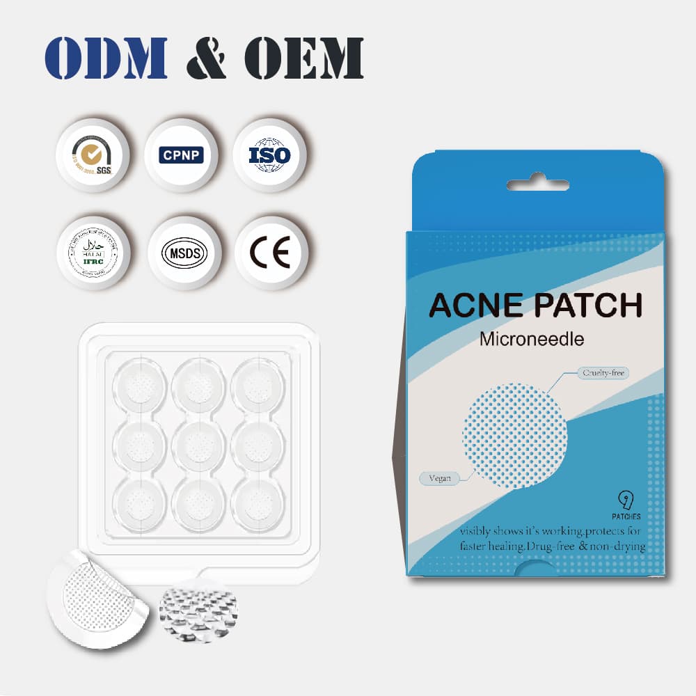 Microneedle Acne patch 6 dots Customized Invisible Private Label