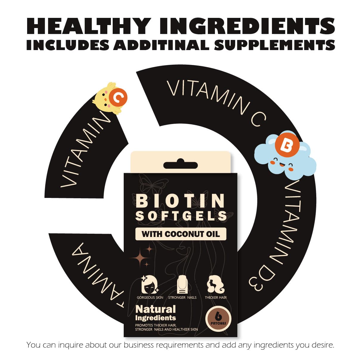 Biotin Coconut Oil Patch