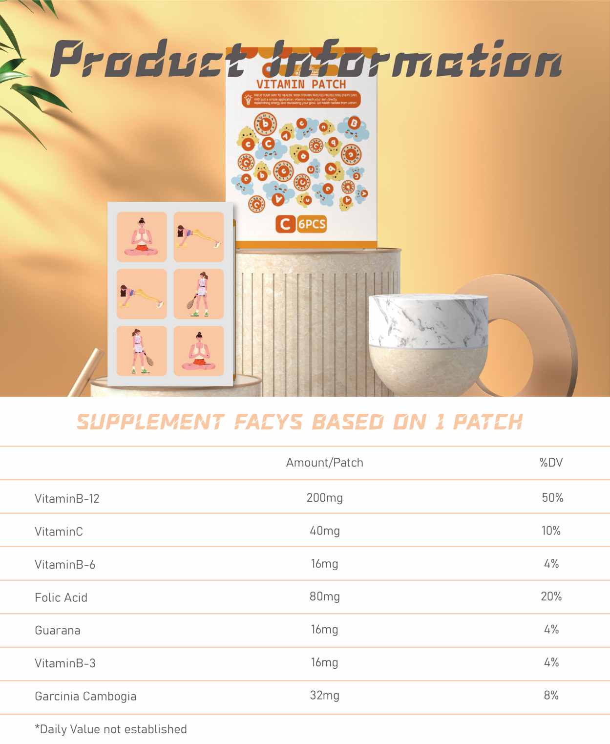 Multi-Vitamin Energy Patch