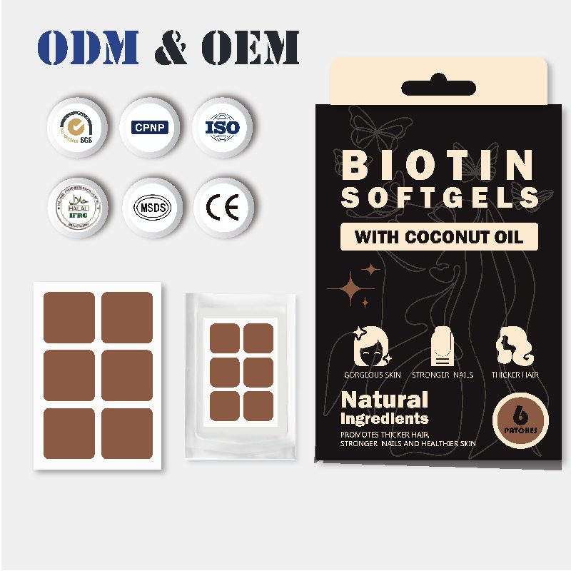 Biotin Coconut Oil Patch For Sleep Energy Support