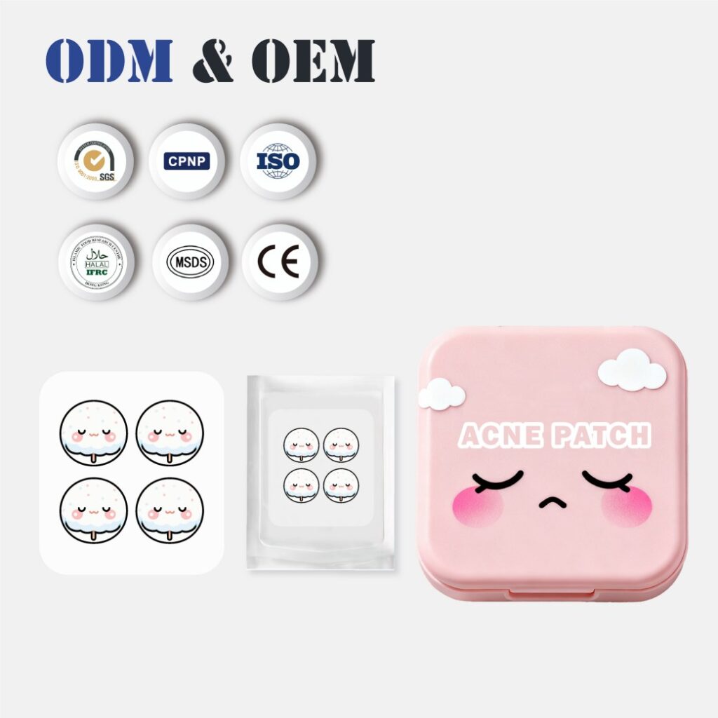 Mirror Box Acne Patch Packaging Compact Travel Friendly