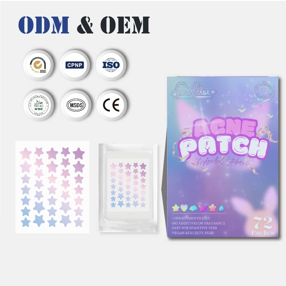 Holographic Acne Patch Trendy Hydrocolloid Skincare Solutions Series